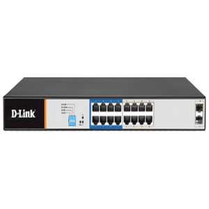D-Link DGS-1010MP 8-port 10/100/1000Base-T Unmanaged PoE Switch, 1 